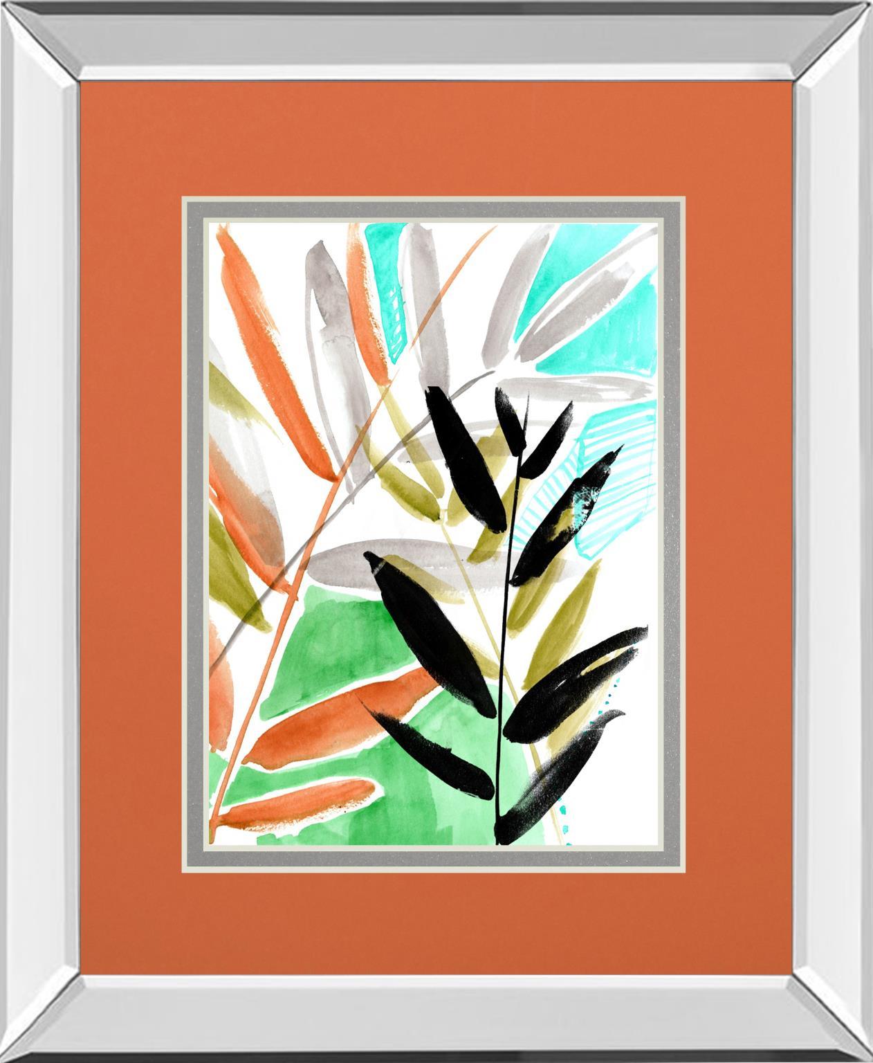 Vivid Fronds I By Jennifer Goldberger - Orange Classy Living