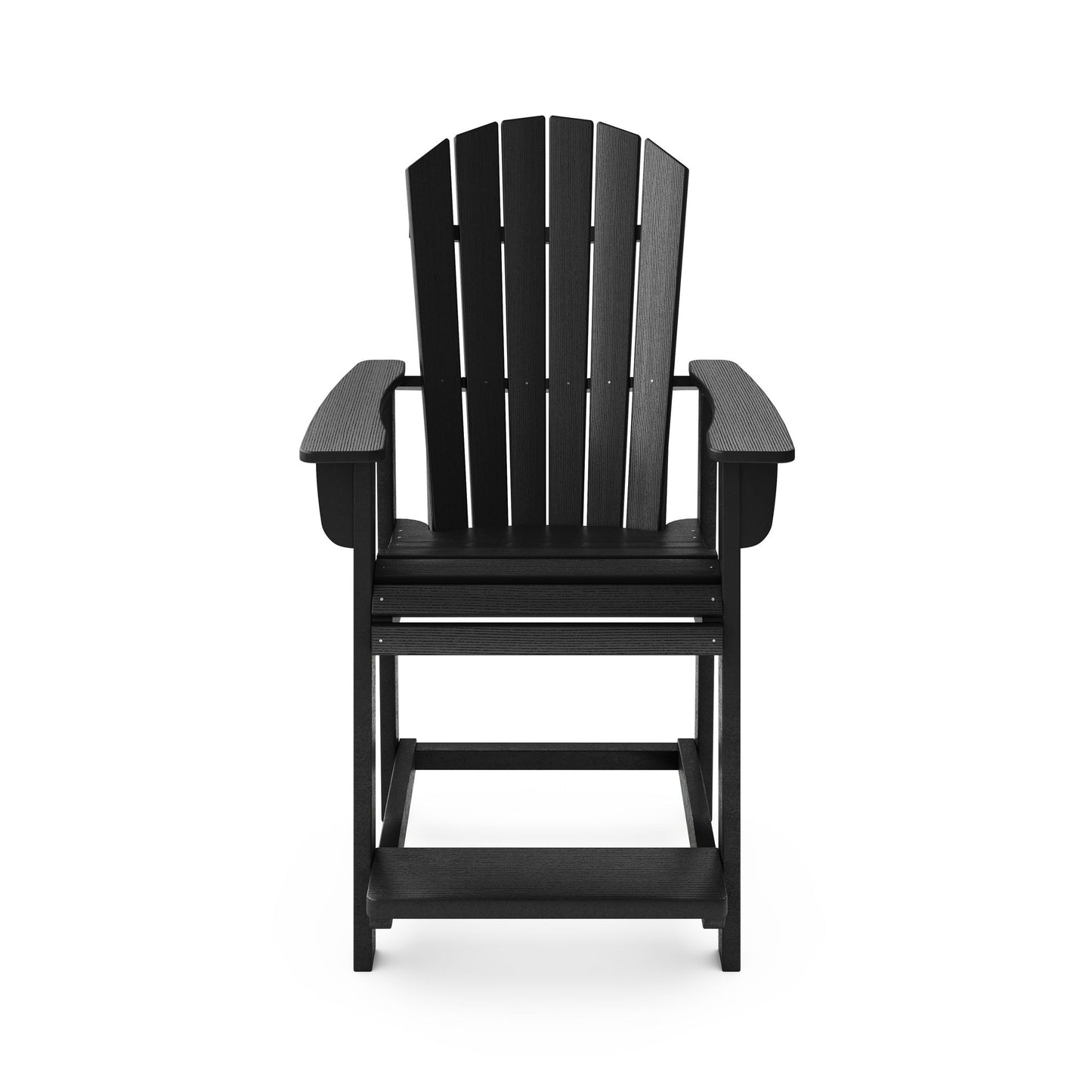 Adirondack Style Counter Chair Stylish HDPE Poly Lumber For Dining, Patio, And Garden Comfort Home Essentials