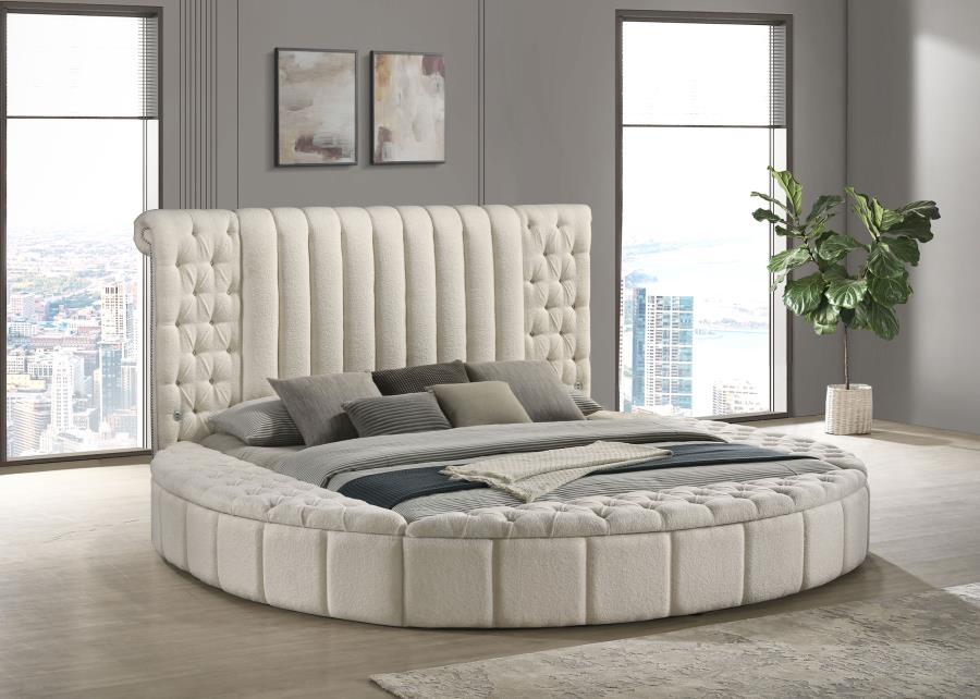 Sonya - Upholstered Round Storage Bed Coaster Fine Furniture