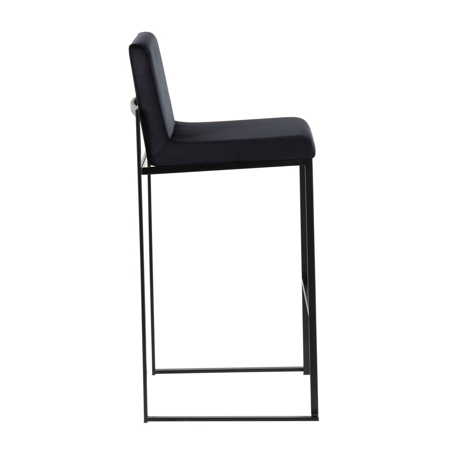 Fuji - Contemporary High Back Barstool Elegant Design Lumi Source