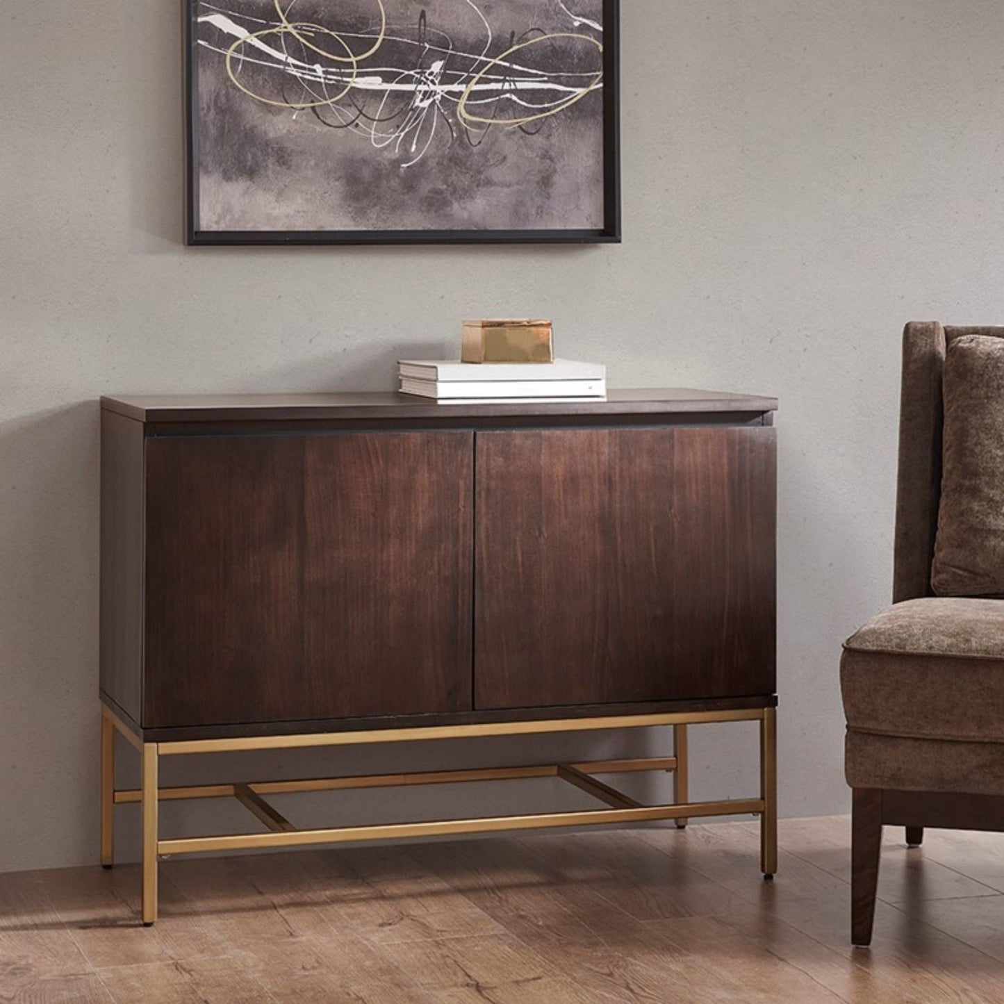 Accent Cabinet With Storage - Morocco / Gold JLA