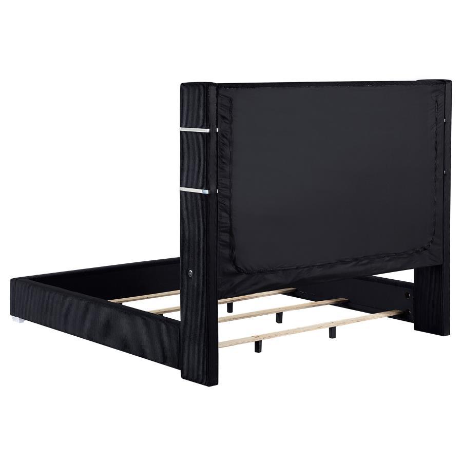 Tisdall - Upholstered Fireplace Bed Coaster Fine Furniture
