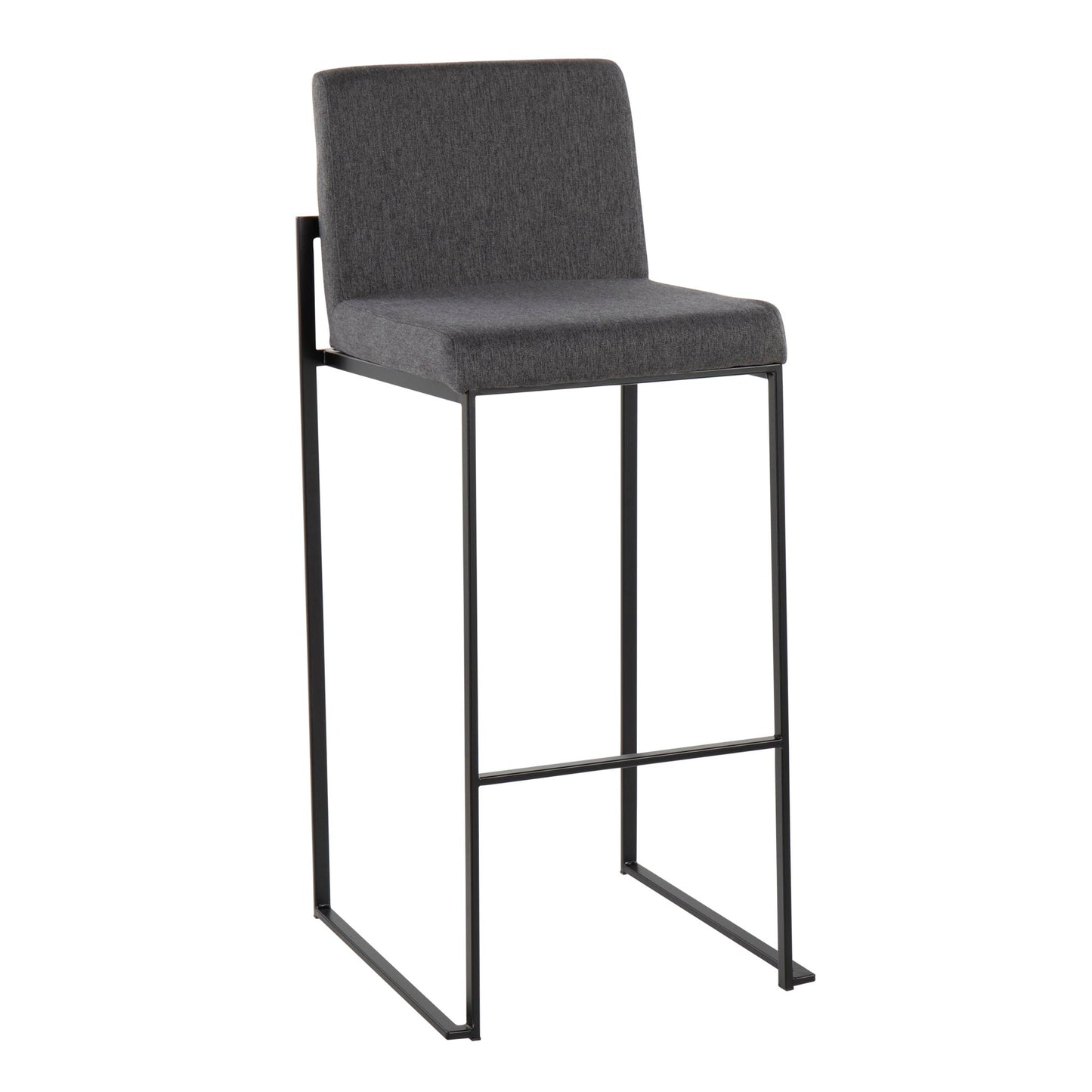 Fuji - Contemporary High Back Barstool Elegant Design Lumi Source