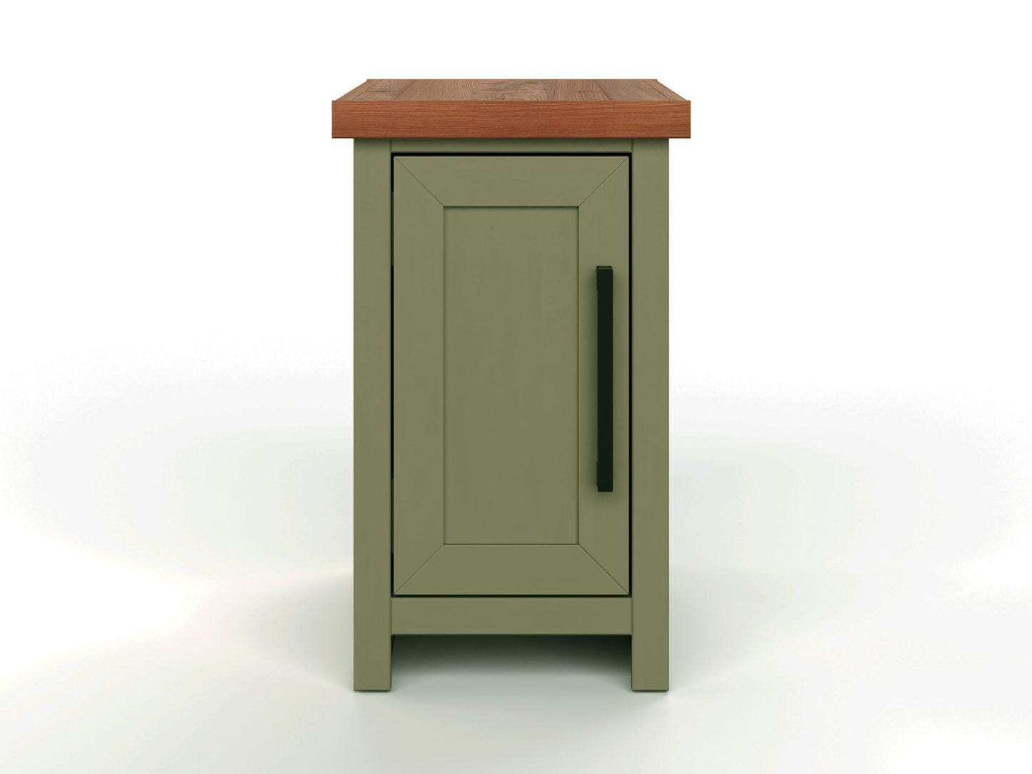 Vineyard - Chairside Table - Sage Green, Fruitwood Legends