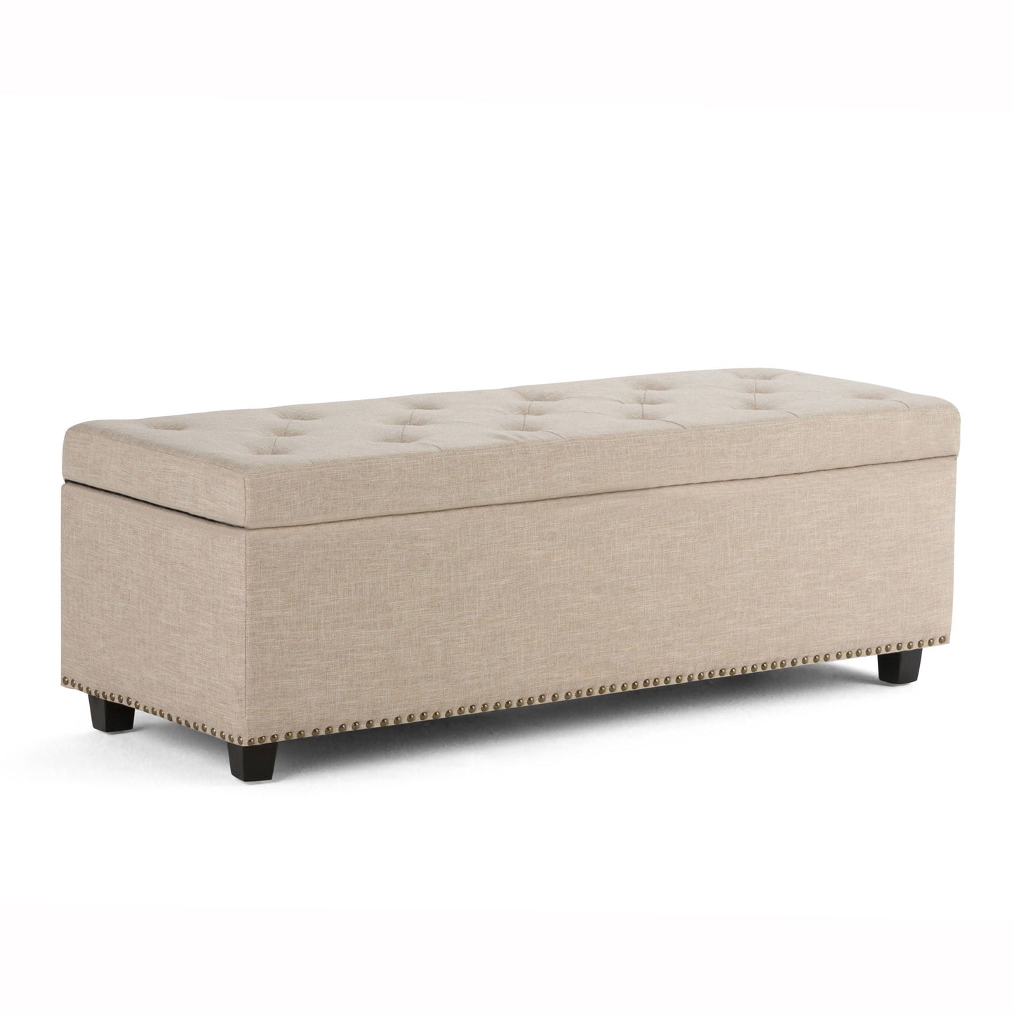 Hamilton - Upholstered Storage Ottoman Simpli-Home