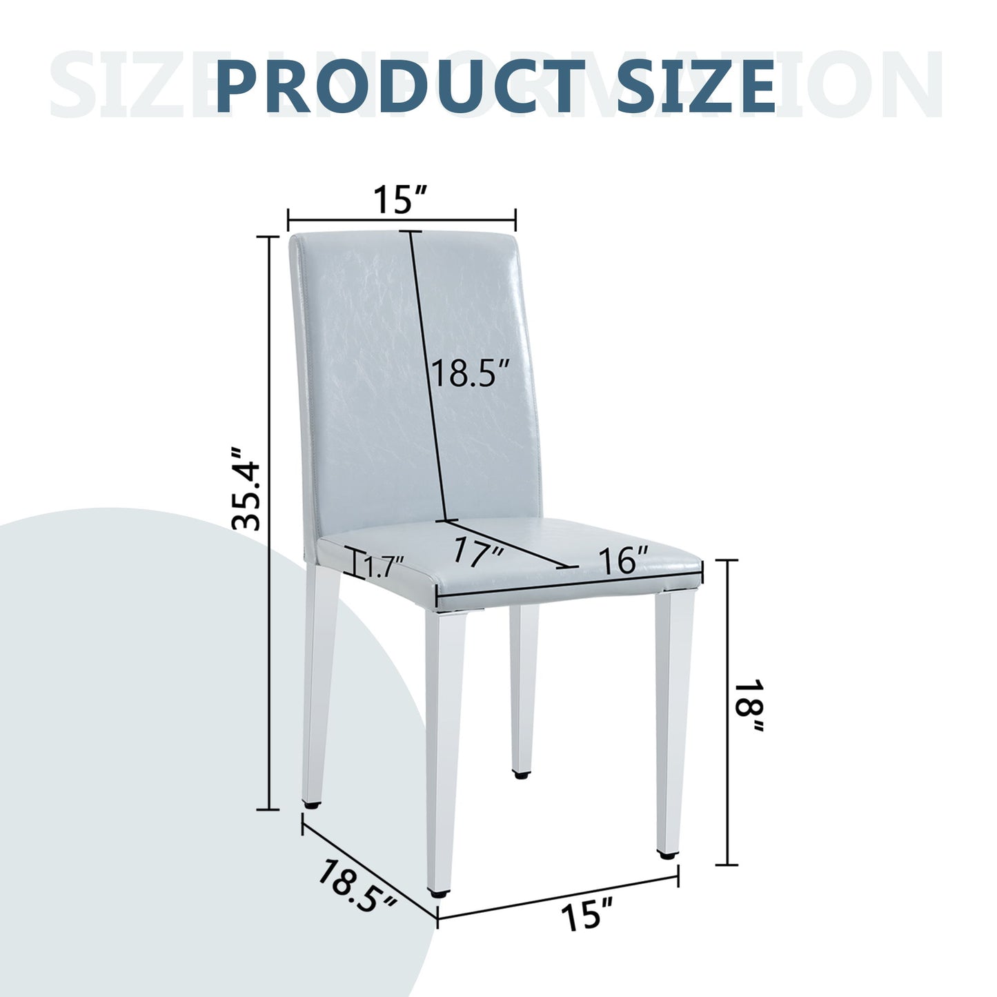 Simple And Versatile Dining Chairs With Metal Legs Home Essentials