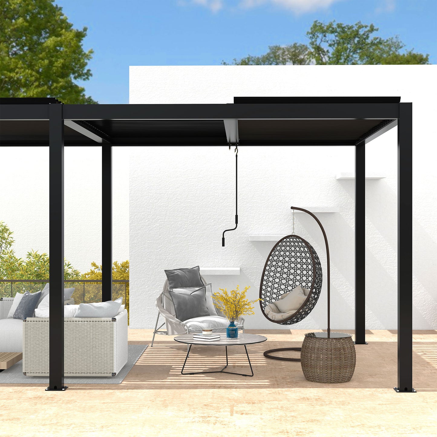 Premium Louver Pergola Aluminium Frame & Louvers Home Essentials