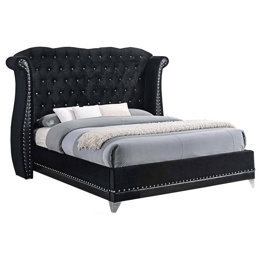 Barzini - Upholstered Wingback Bed CoasterElevations