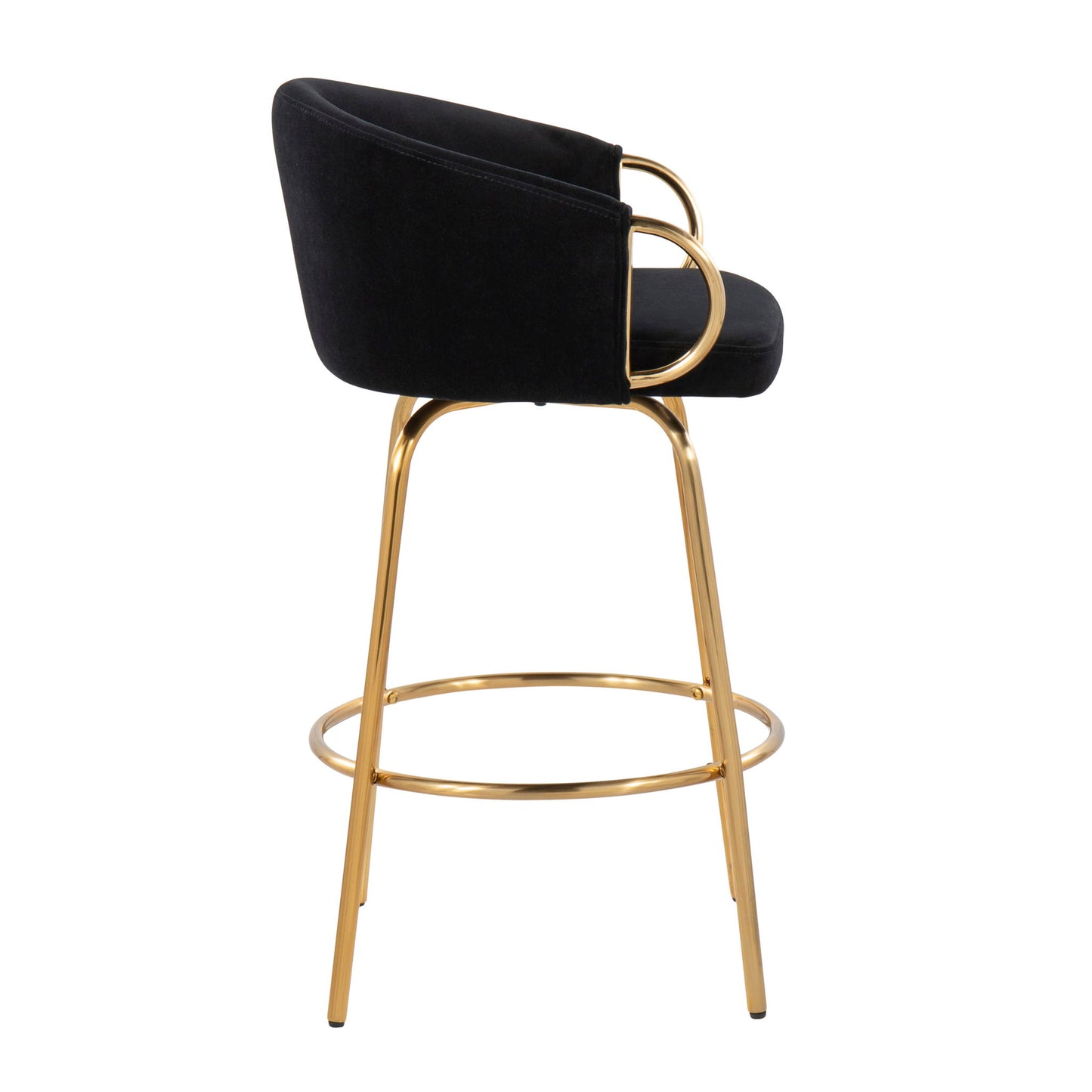 Claire - Contemporary & Glam Counter Stool (Set of 2) Lumi Source