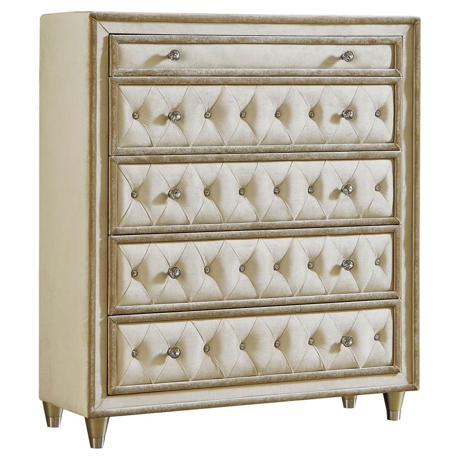 Antonella - 5-Drawer Bedroom Chest CoasterElevations