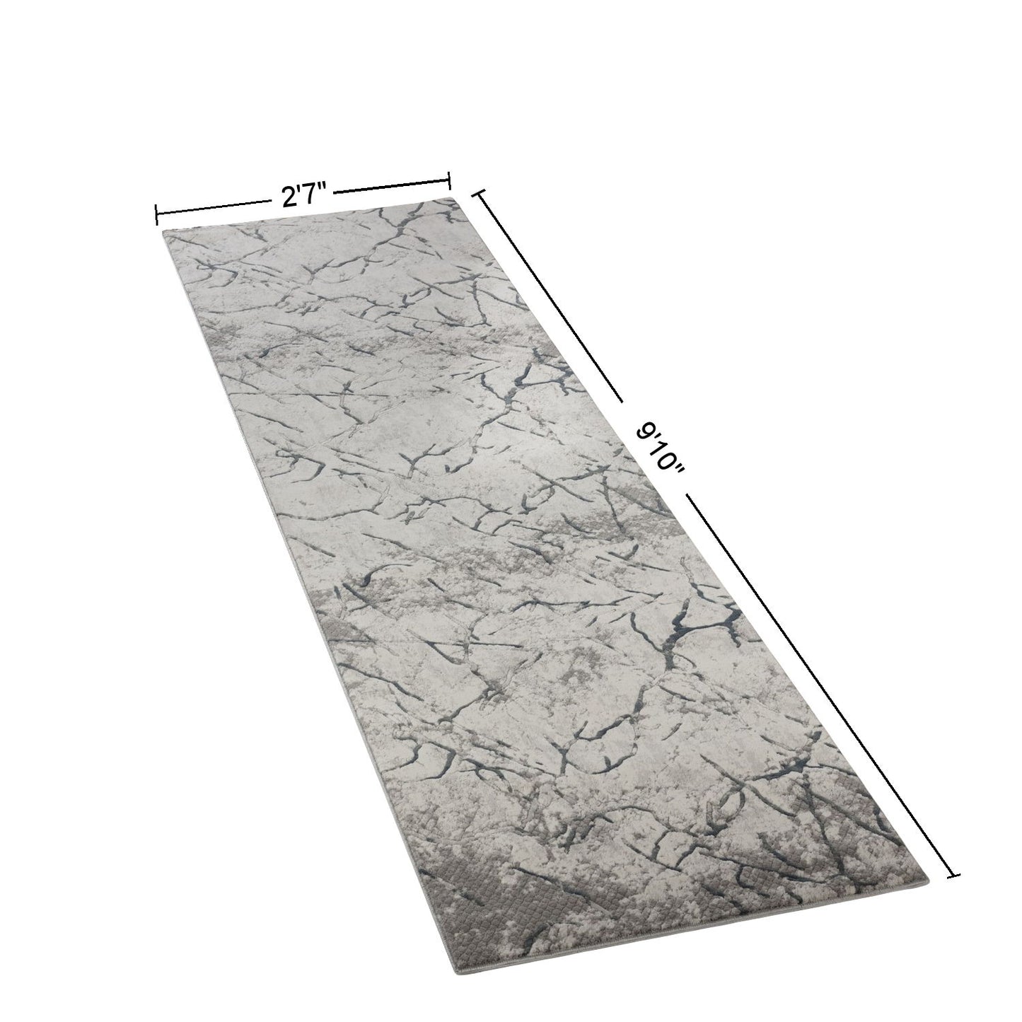 Geometrix - Contemporary Area Rug With Geometric 3D Effect Icona Home Decor