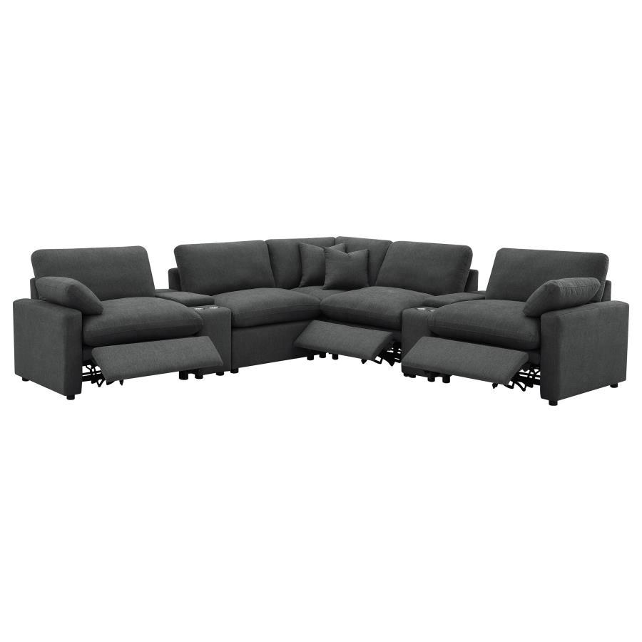 Collins - 7-Piece Modular Power Reclining Sectional Coaster Fine Furniture