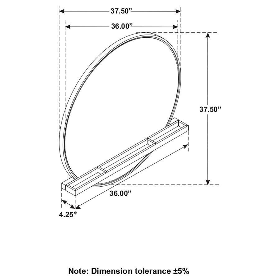Arini - Dresser Mirror CoasterElevations