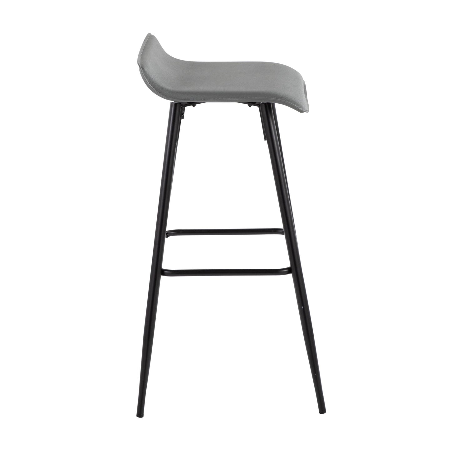 Ale - Contemporary Fixed-Height Bar Stool (Set of 2) Lumi Source