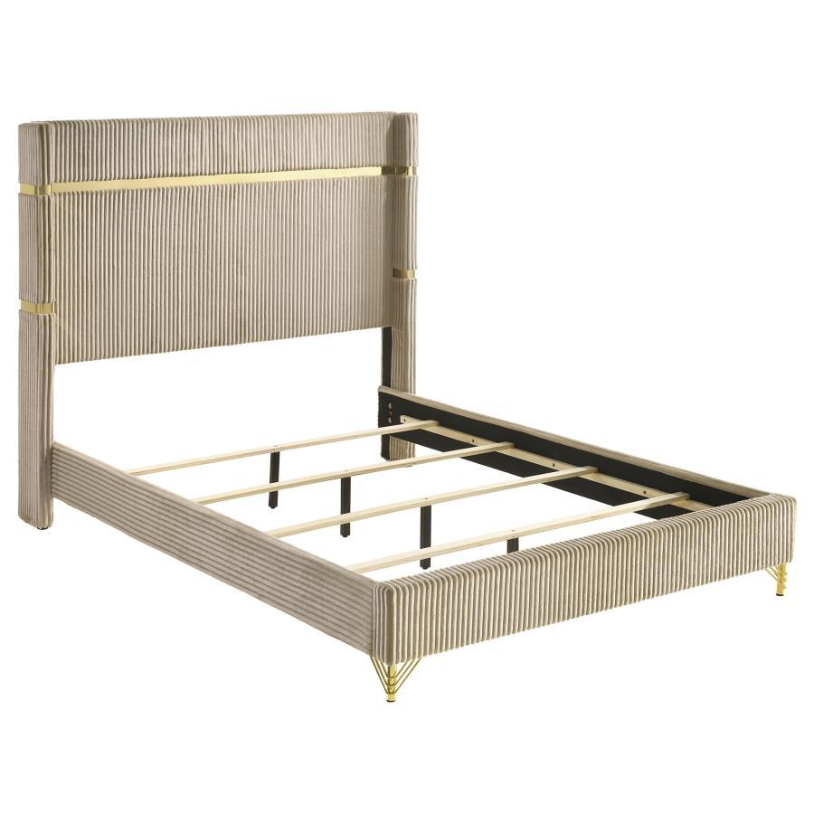 Lucia - Upholstered Wingback Bed Coaster Fine Furniture
