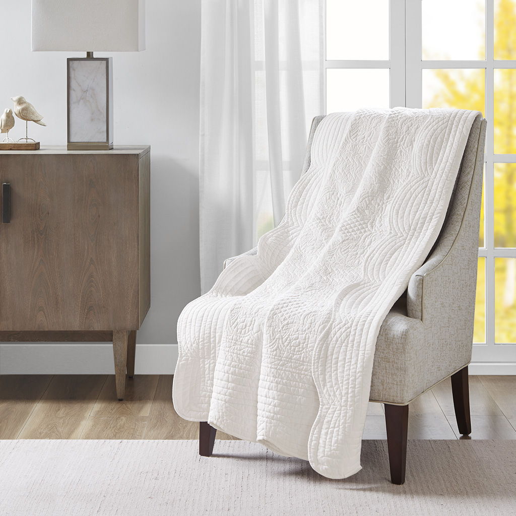 Tuscany - Oversized Quilted - White Madison Park