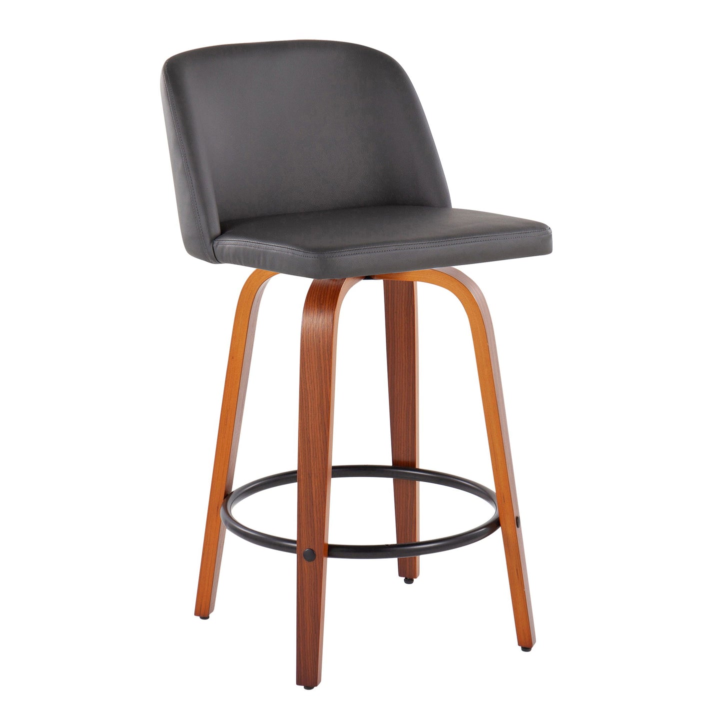 Toriano - Mid Century Modern, Counter Stool (Set of 2) Lumi Source