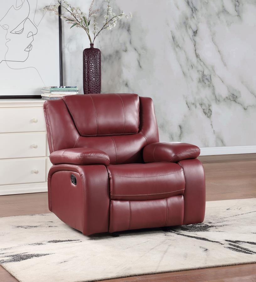 Camila - Upholstered Glider Recliner Chair Coaster Fine Furniture
