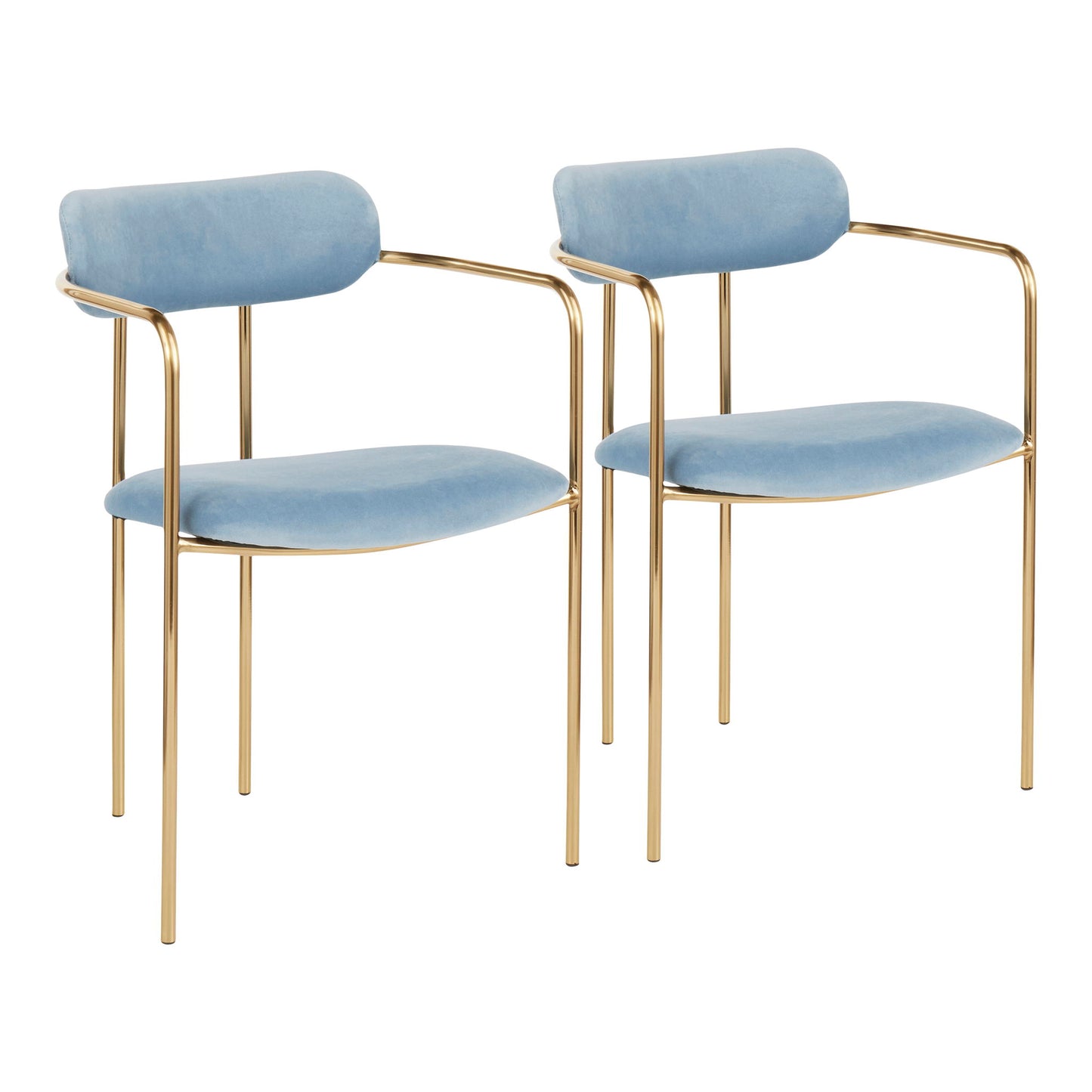 Demi - Contemporary Chair (Set of 2) Lumi Source