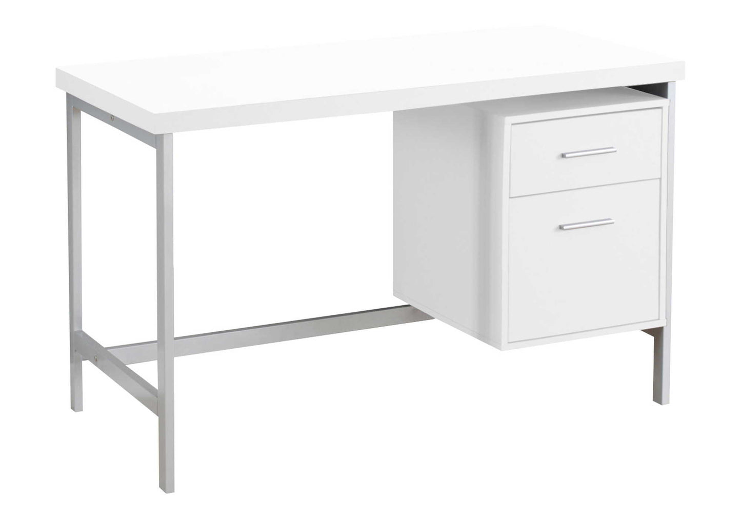 Computer Desk For Home Office, Left, Right Set - Up, Storage Drawers, Modern Design 8th Street