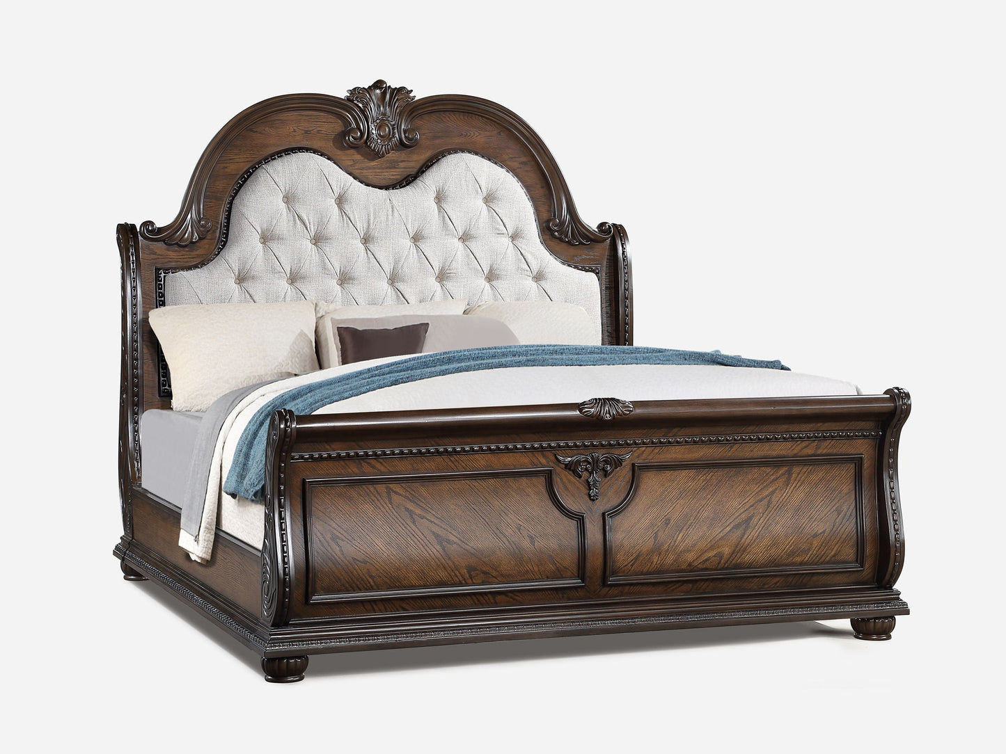 Stanley - Sleigh Bed Crown Mark