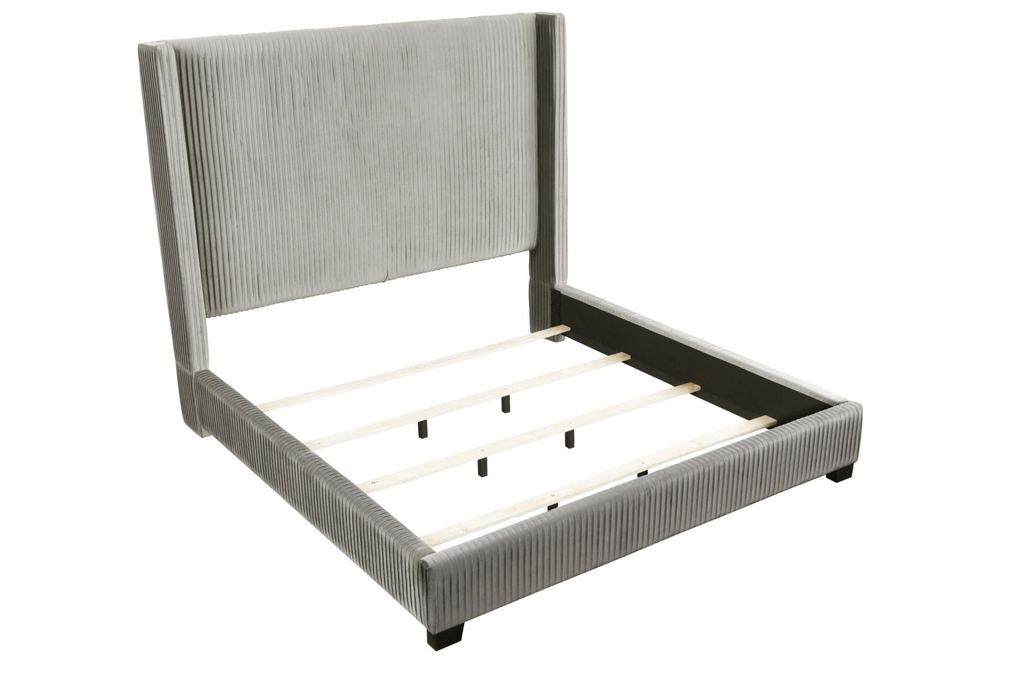 Upholstered Bed, Space-Saving Design Bernards Furniture