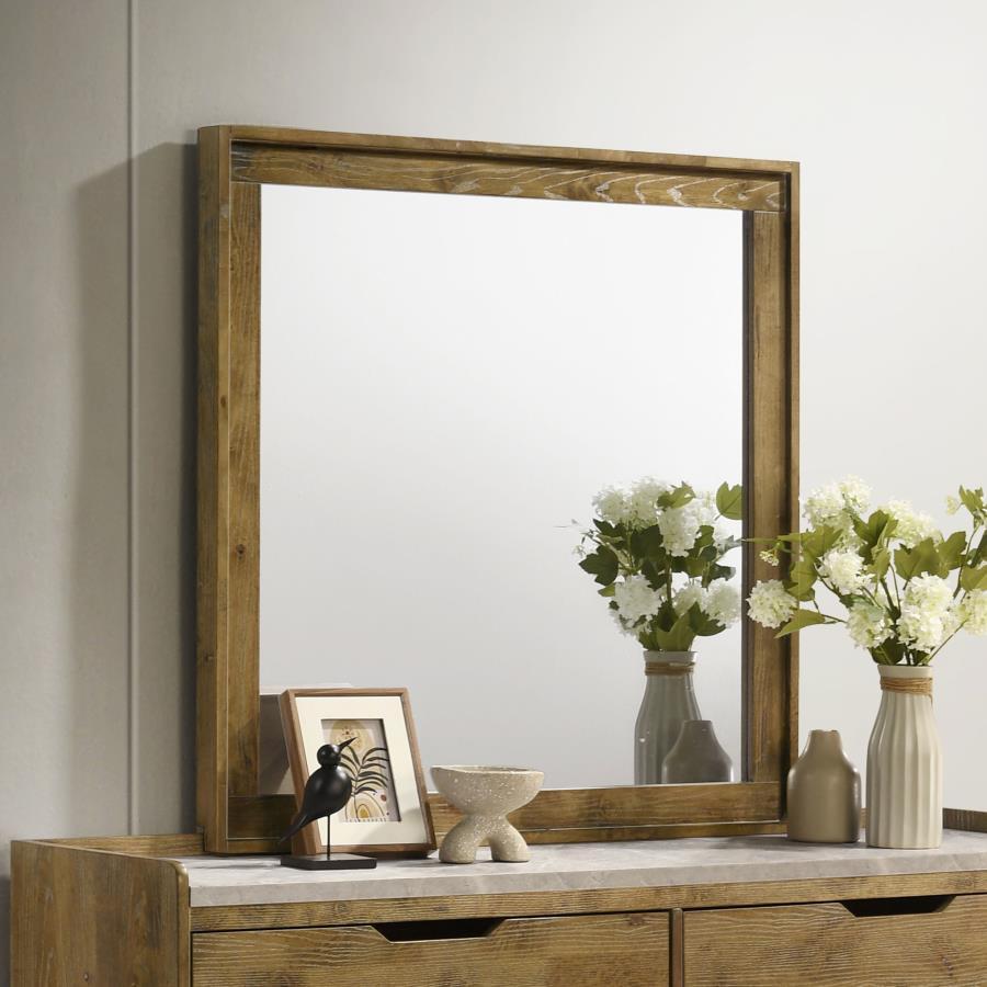 Henderson - Dresser Mirror - Medium Oak Coaster Fine Furniture