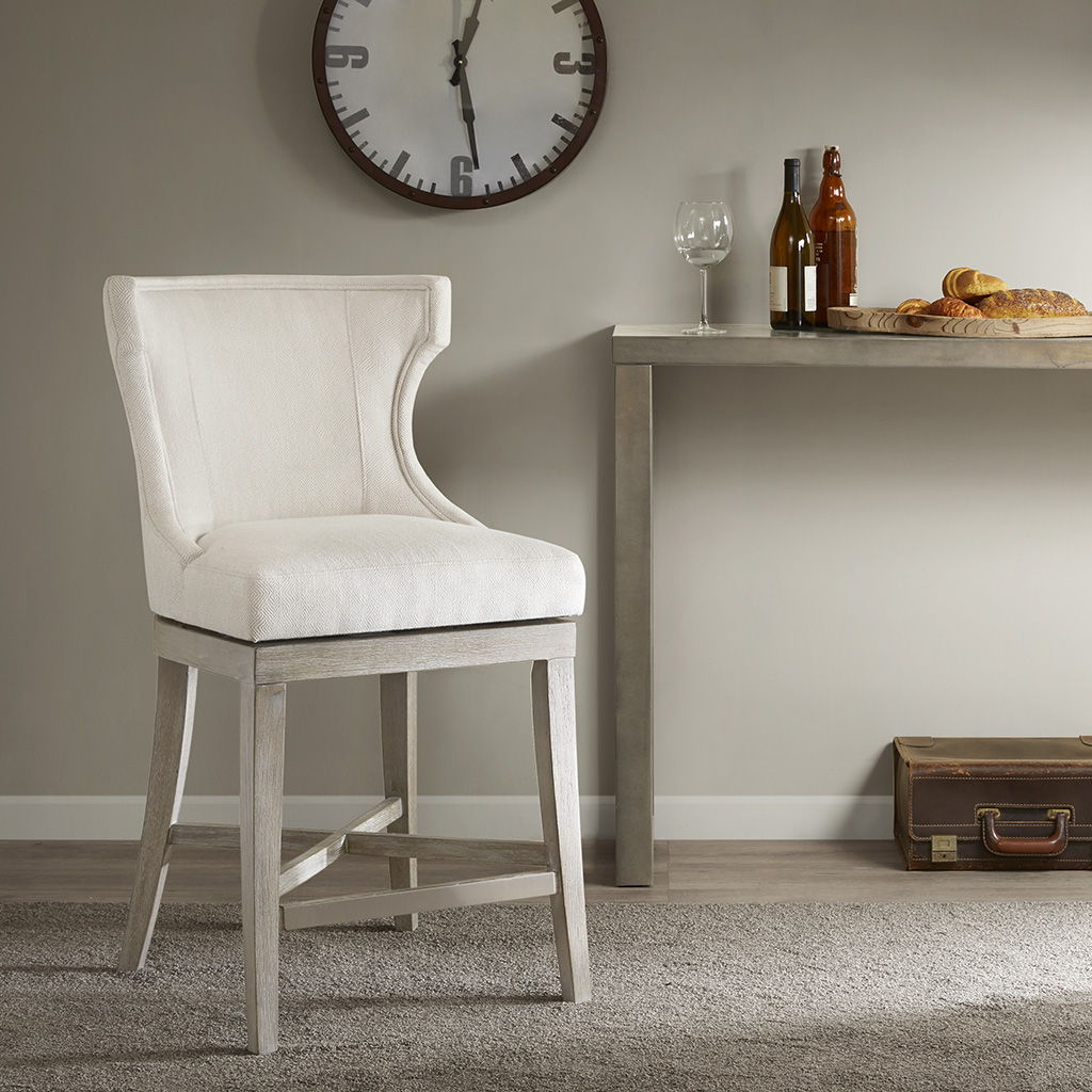 Carson - Counter Stool With Swivel Seat - Cream Madison Park