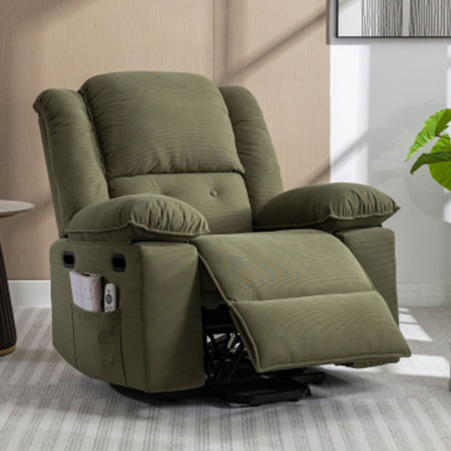 Massage Recliner Power Lift Chair With Adjustable Massage And Heating Function Hearth and Haven