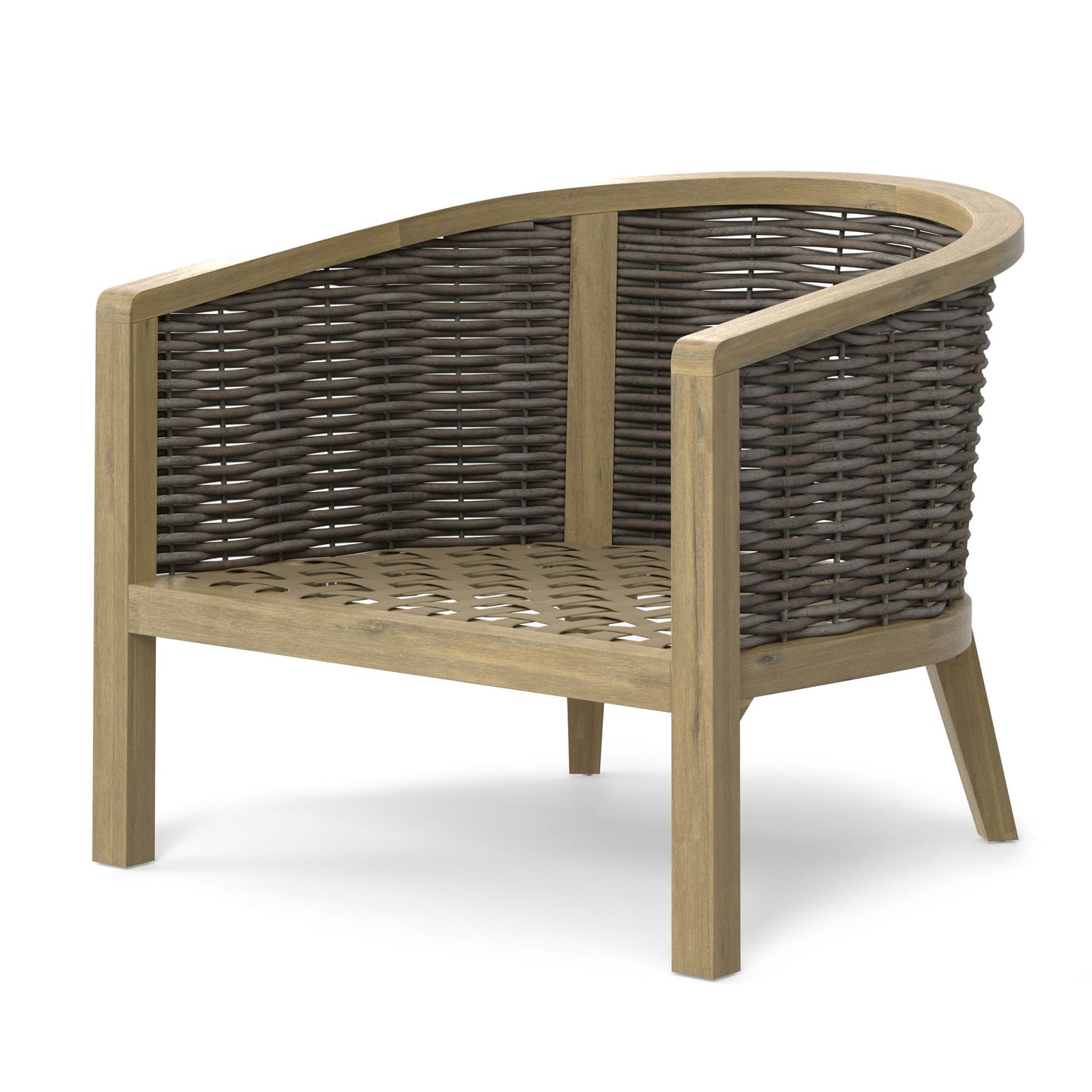 Parkside - Outdoor Conversation Chair (Set of 2) - Natural Simpli-Home