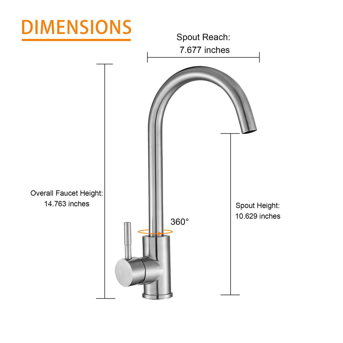 Modern Kitchen Sink Faucet With Single Handle Daily Nest