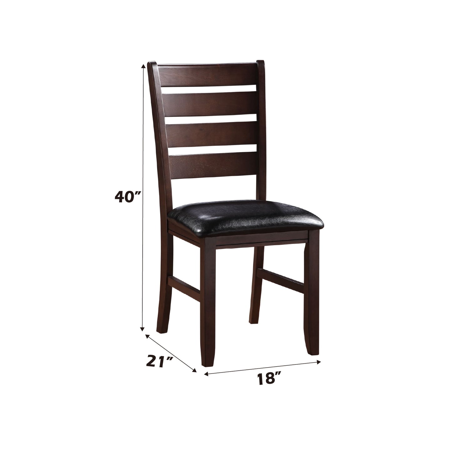 Urbana - Synthetic Leather Side Chair (Set of 2) Acme