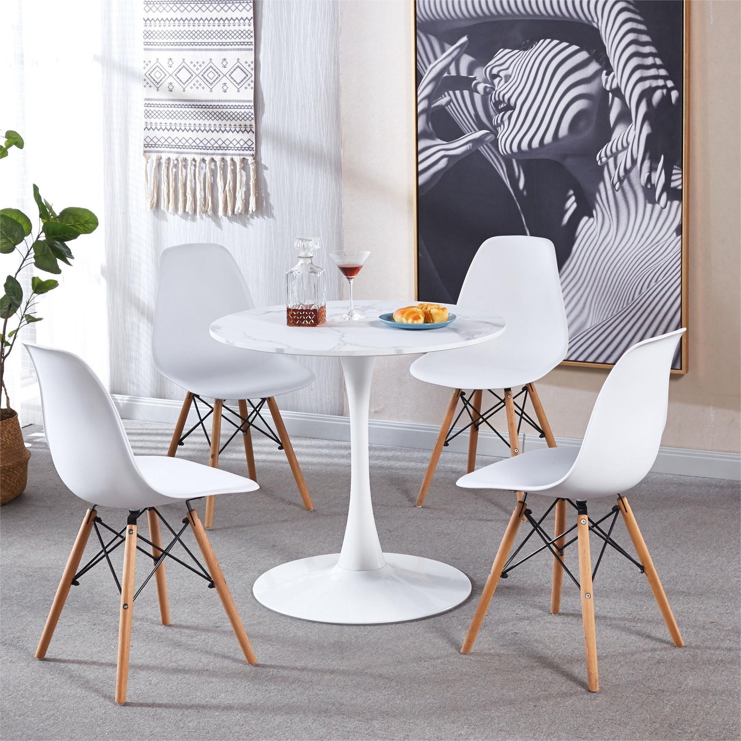 Tulip Special Dining Table, MDF Dining Table Home Essentials