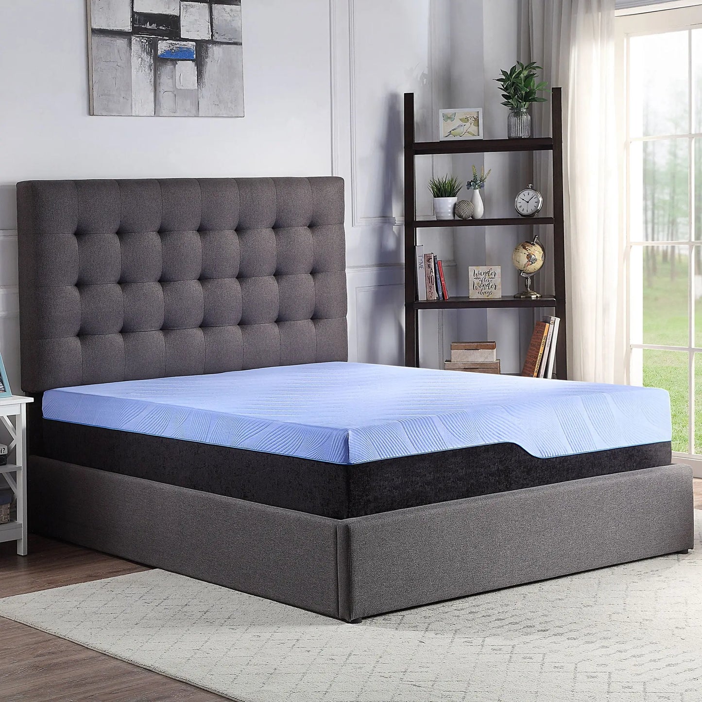 12" Refresh Hybrid Cooling GelCare Memory Foam And Coil Mattress Daily Nest