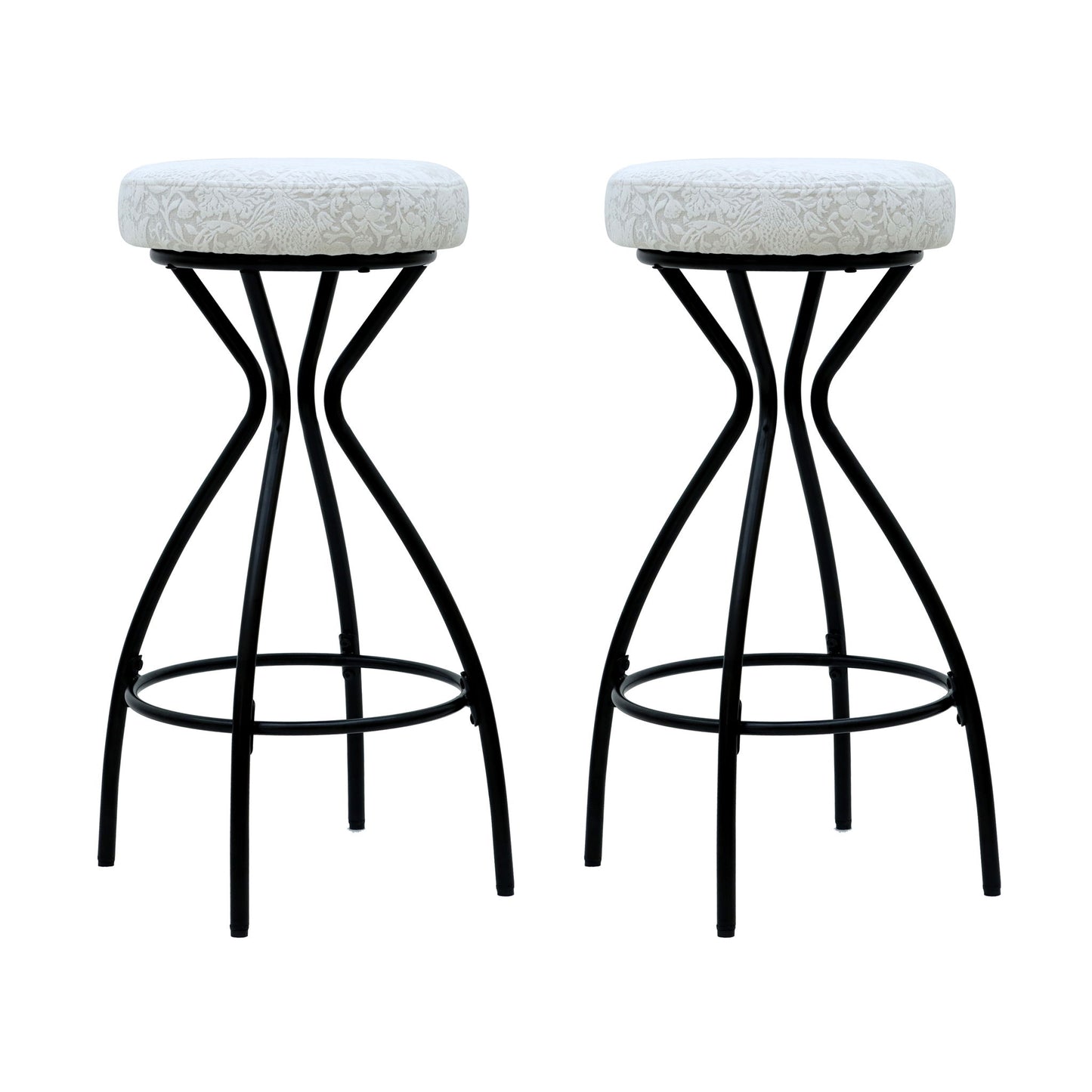 Modern Backless Bar Stools For Kitchen Island (Set of 2) Home Essentials