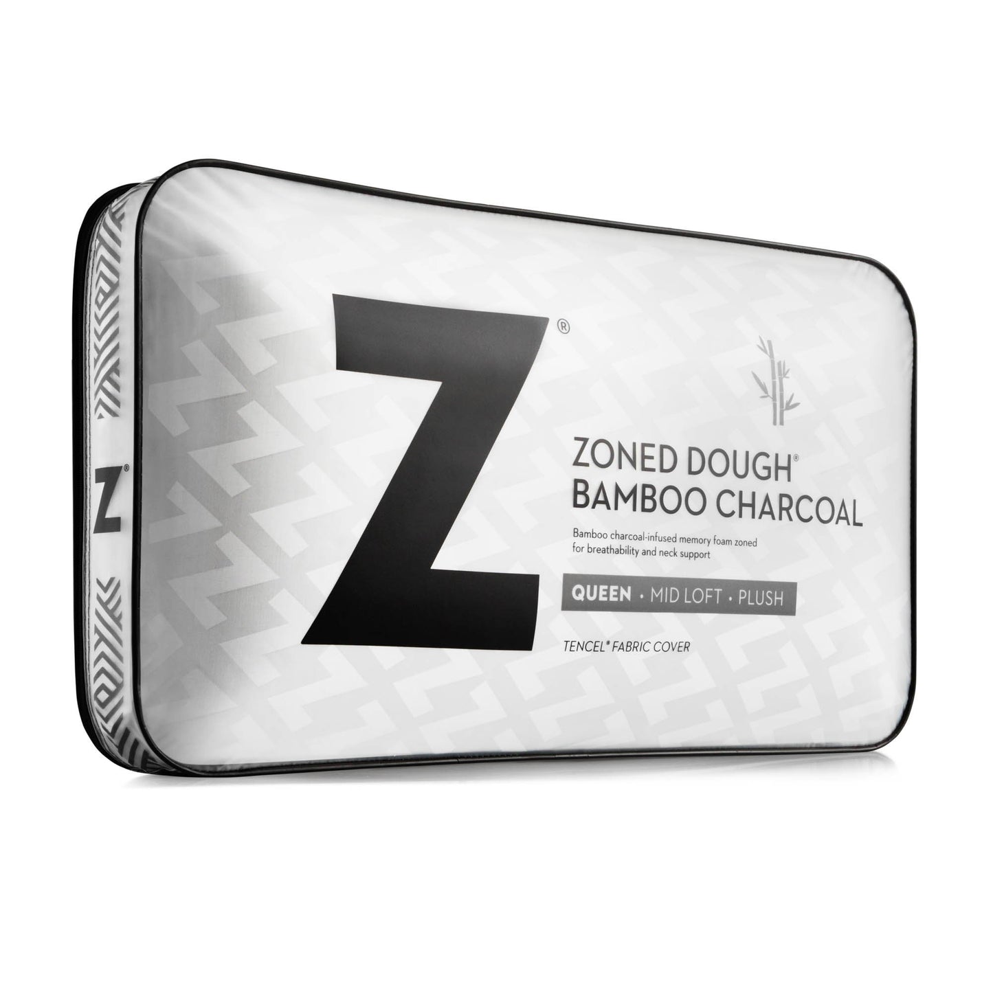 Zoned Dough + Bamboo Charcoal - Pillow Malouf
