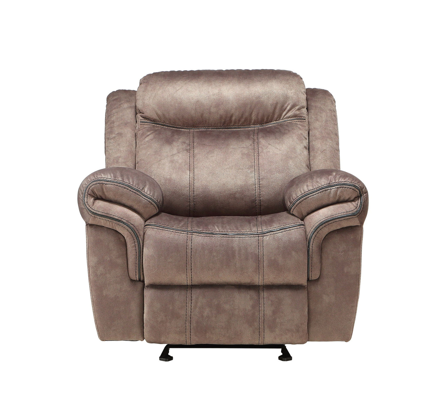 Zubaida - Two Tone Velvet Glider Recliner Acme