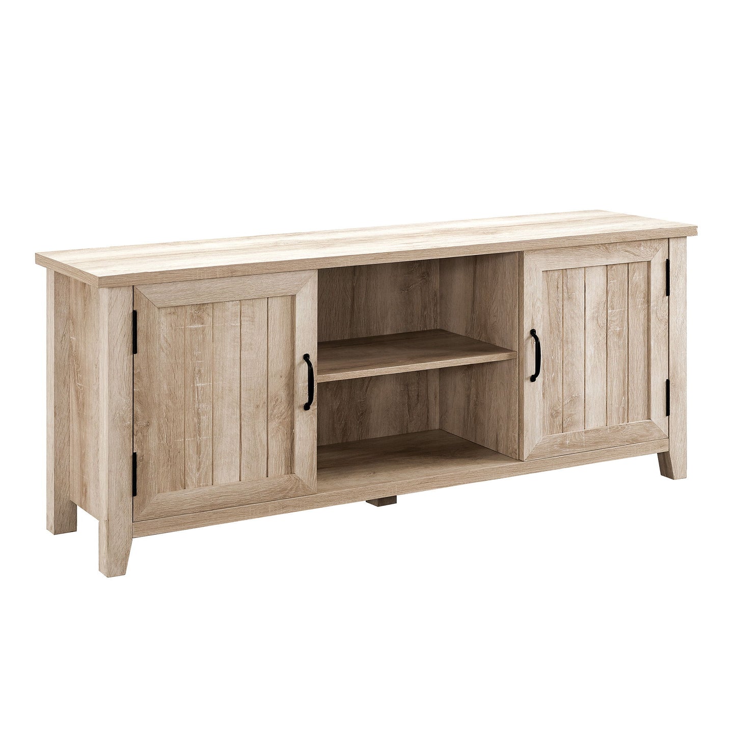 Classic Grooved Door TV Stand For Tvs Up To 65" Walker Edison