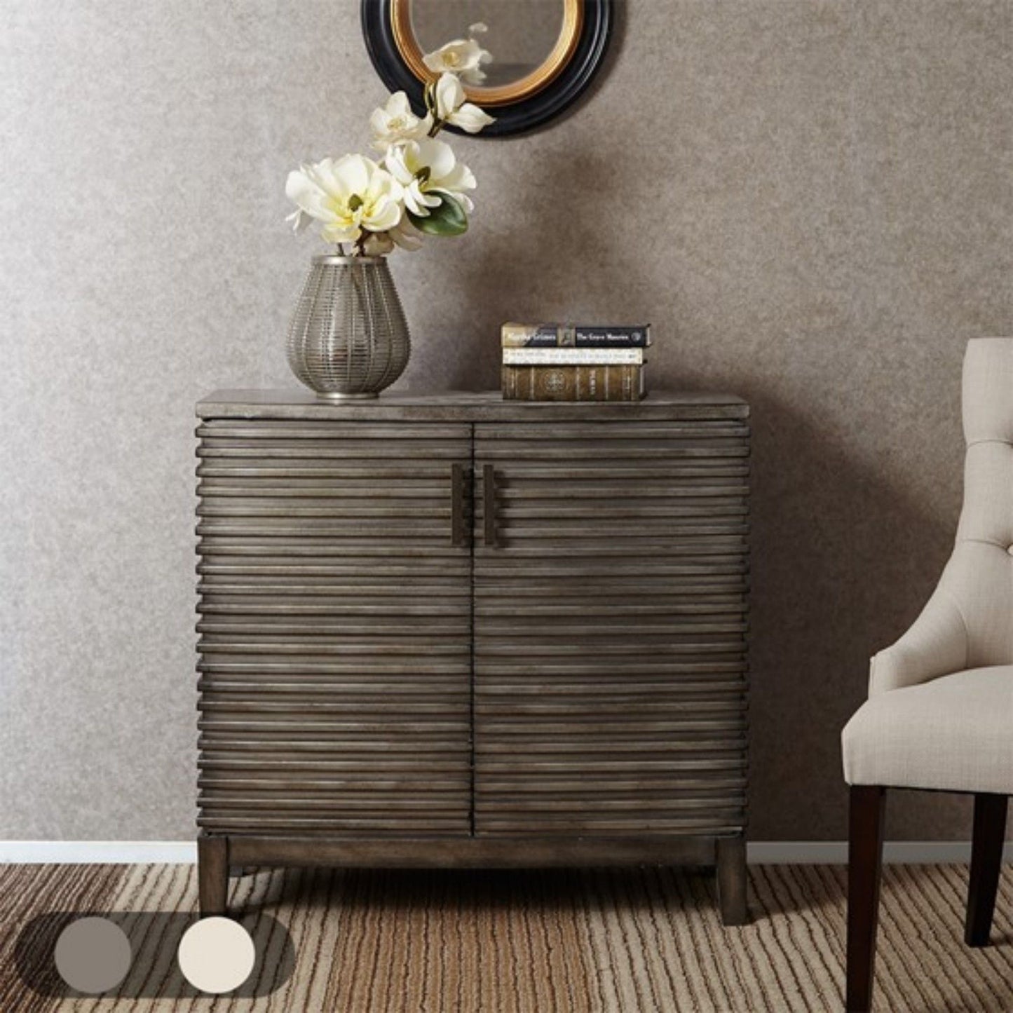 Fancy Design Chest With Ample Storage - Gray JLA