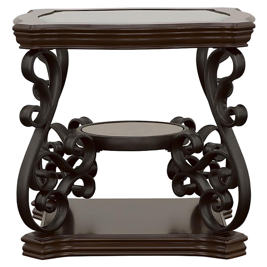 Laney - Glass Top Coffee And End Table Set Coaster Fine Furniture