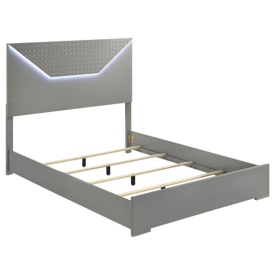 Ives - Panel Bed LED Headboard Coaster Fine Furniture