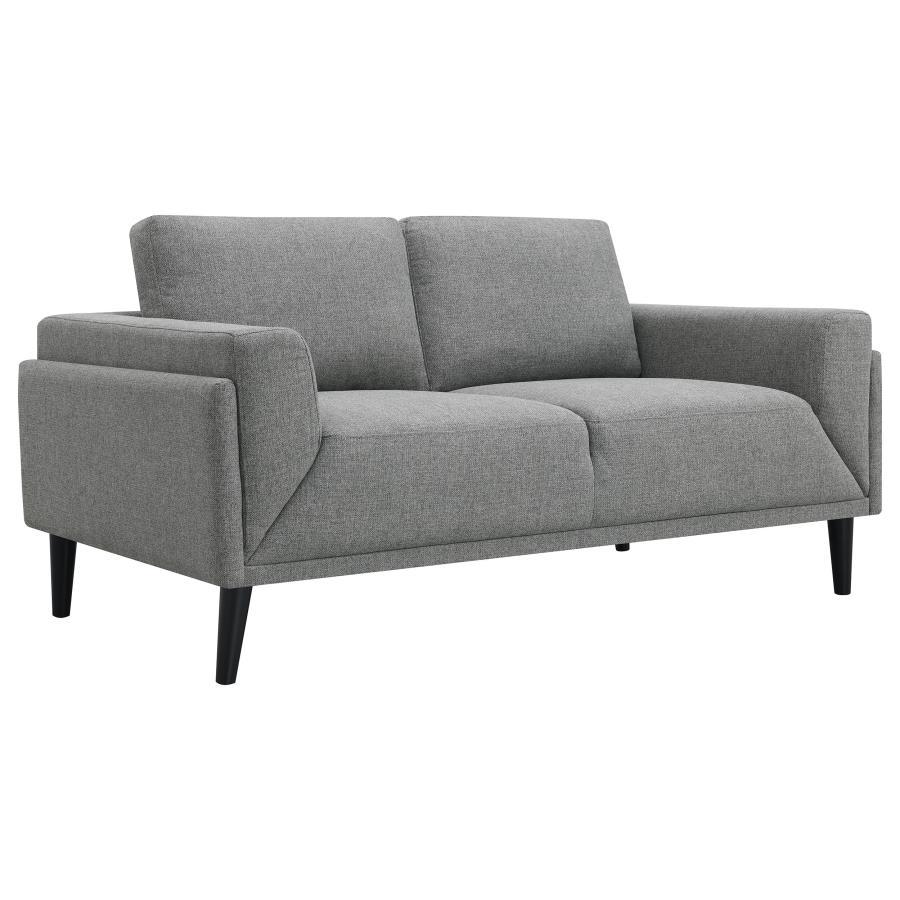 Rilynn - Upholstered Track Arm Loveseat Coaster Fine Furniture