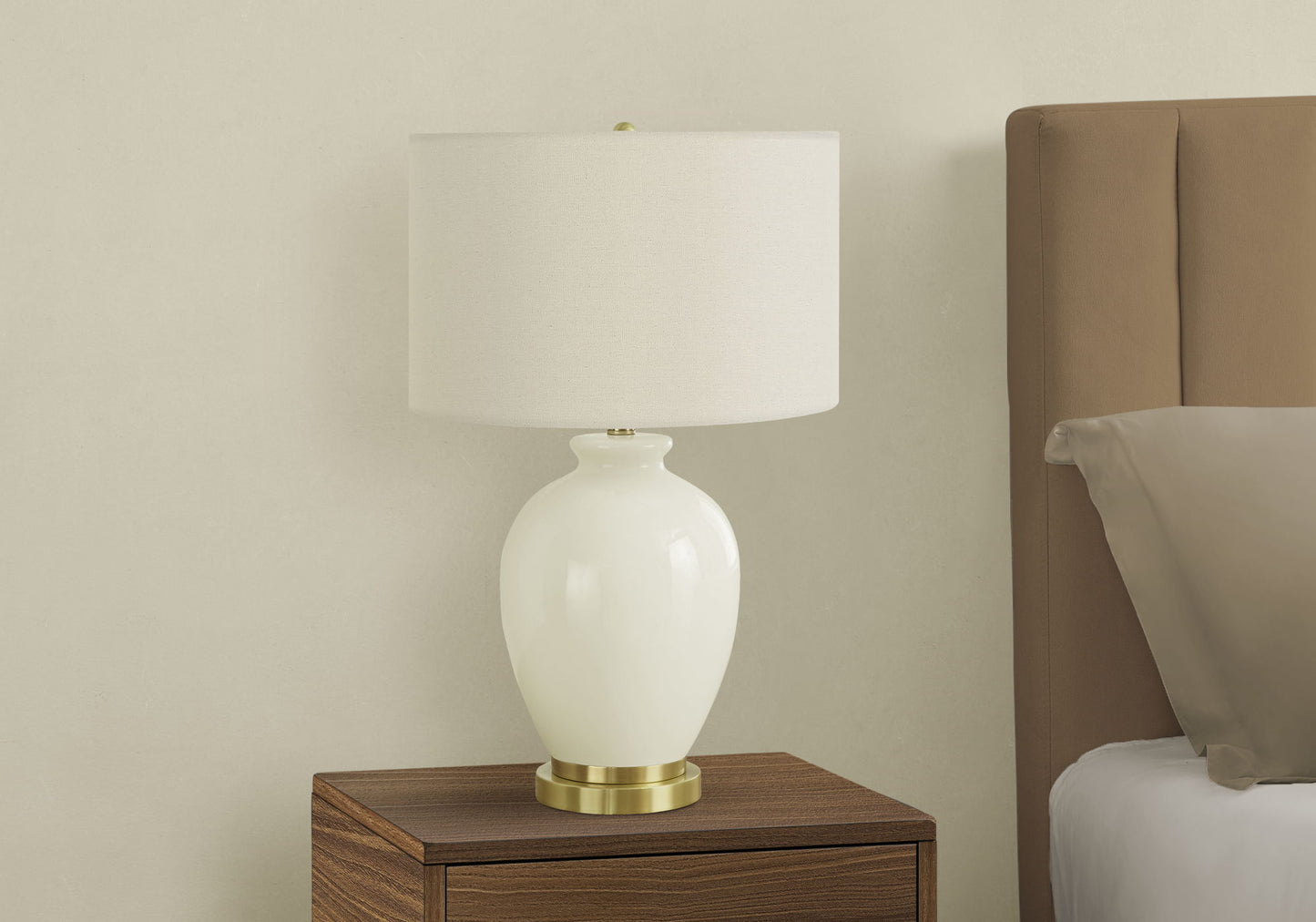 Transitional Lighting, Table Lamp - Cream 8th Street