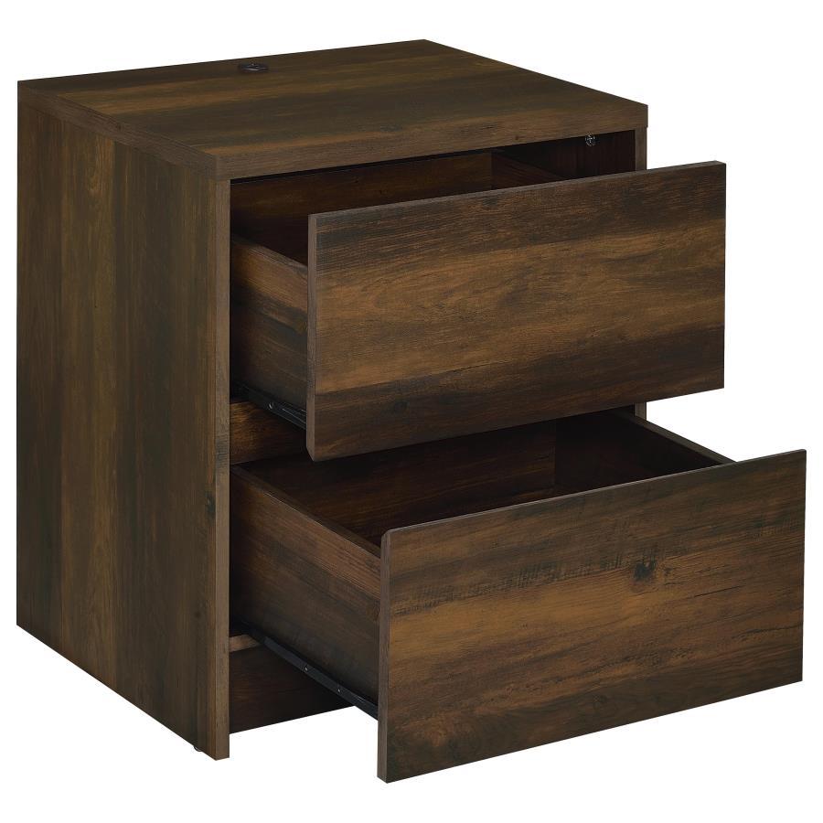 Westpark - 2-Drawer Nightstand LED Lights And USB Coaster Fine Furniture
