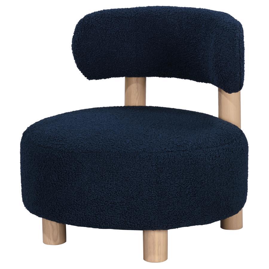 Zonie - Boucle Upholstered Barrel Back Accent Chair CoasterEveryday