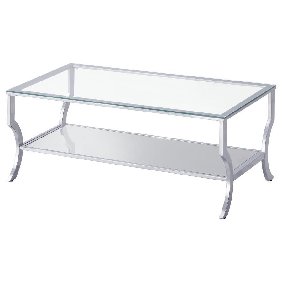 Saide - Glass Top Coffee And End Table Set Coaster Fine Furniture