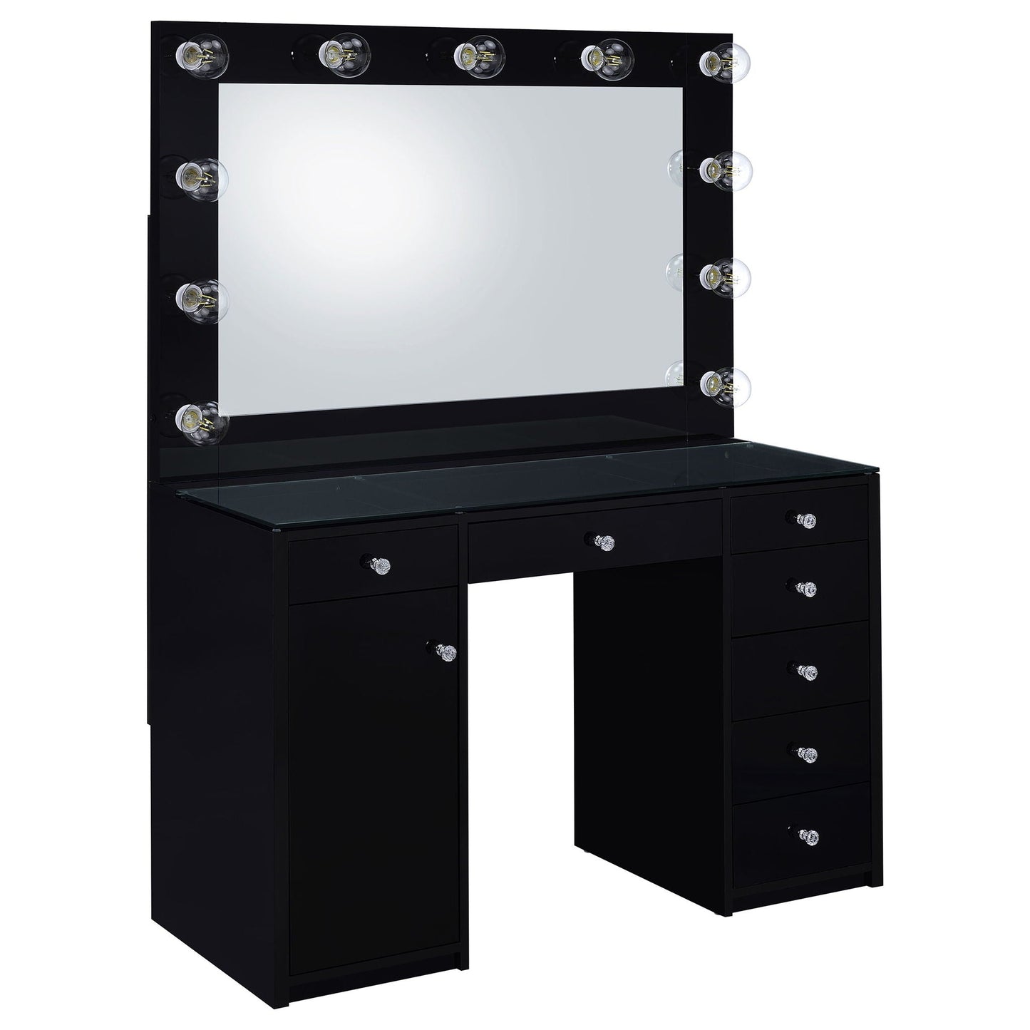 Acena - 7-Drawer Vanity Set With Lighting CoasterEssence