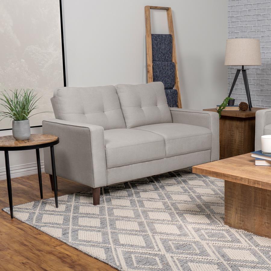 Bowen - Upholstered Track Arm Tufted Loveseat Coaster Fine Furniture