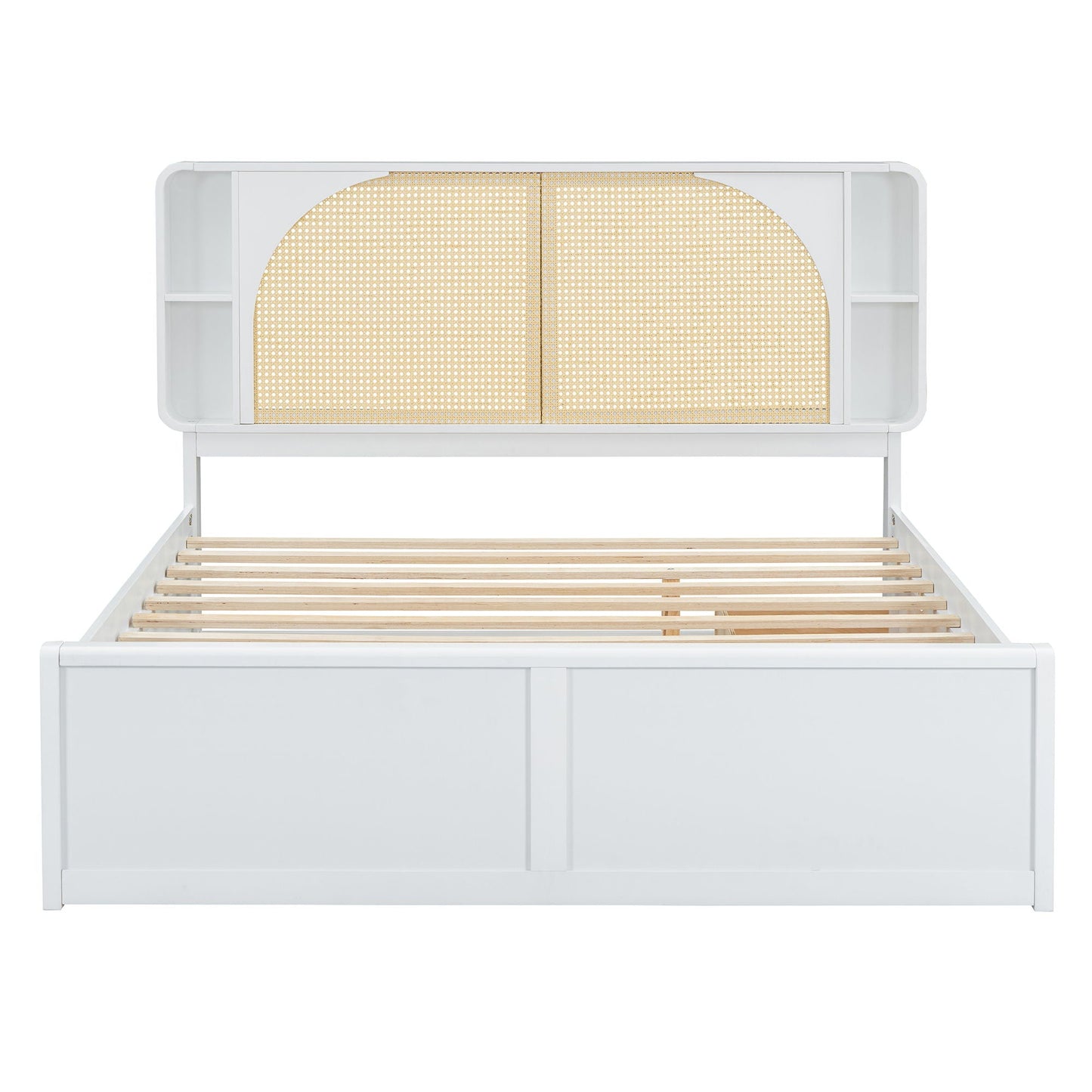 Headboard Bed With 2 Drawers And Trundle Timeless Haven