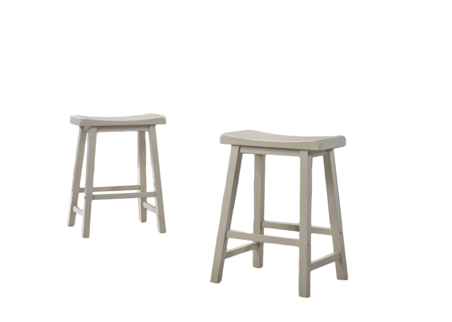 Alonzo - 17.5" Backless Ergonomic Counter Height Stool (Set of 2) Lilola Home
